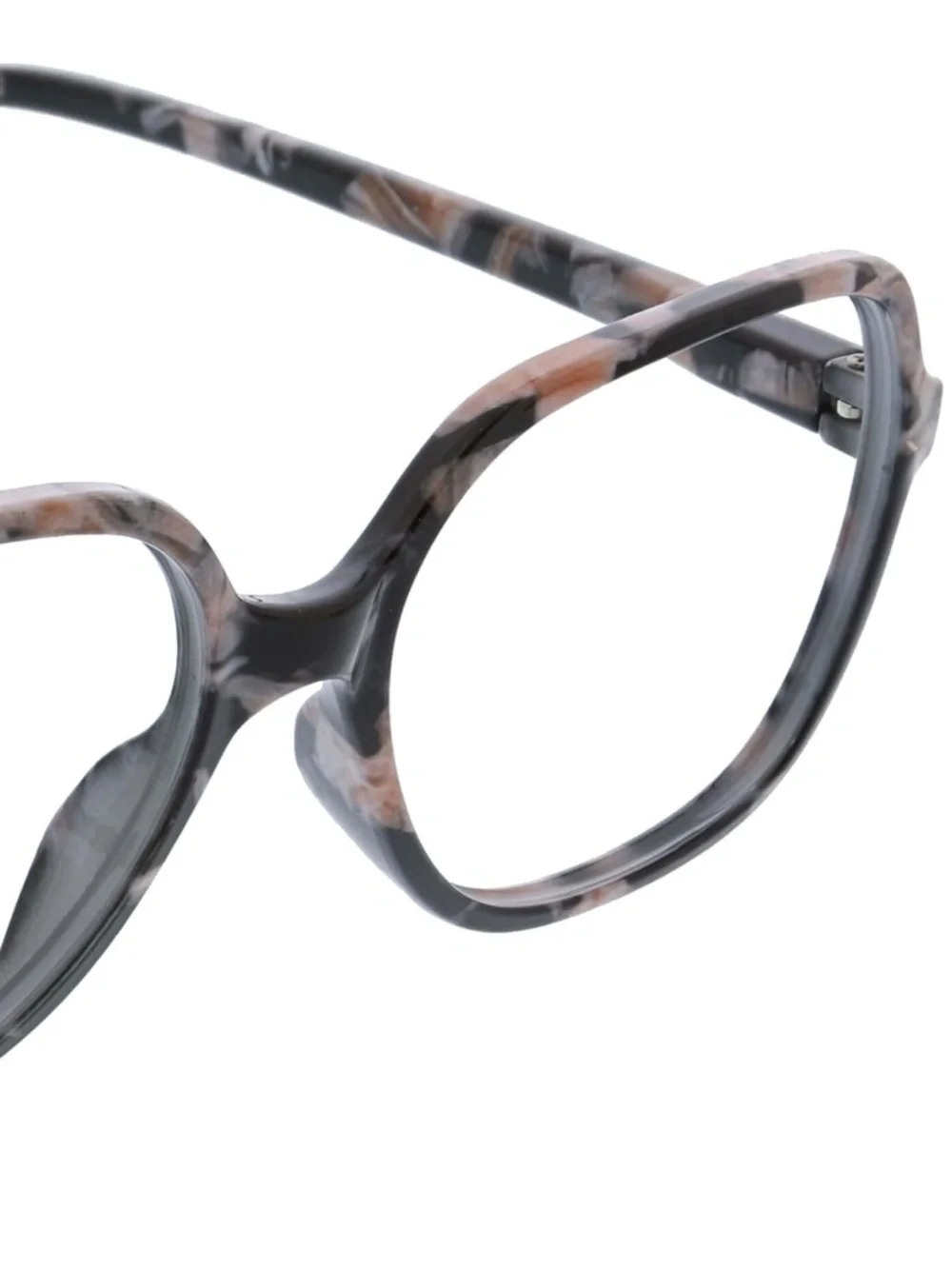 New Pink Marble Peepers Oversized‎ Blue Light Filtering Readers +1.00